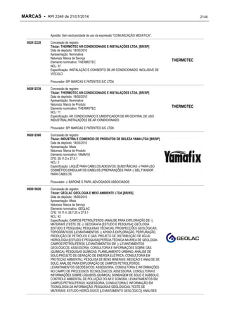 RPI - Marcas 2246 "Vervs Consultoria" 
