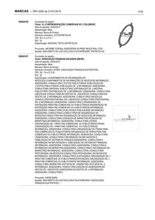 RPI - Marcas 2246 "Vervs Consultoria" 