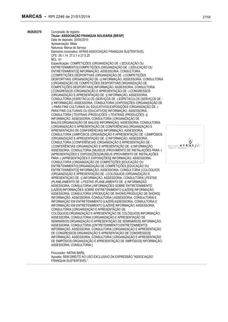 RPI - Marcas 2246 "Vervs Consultoria" 