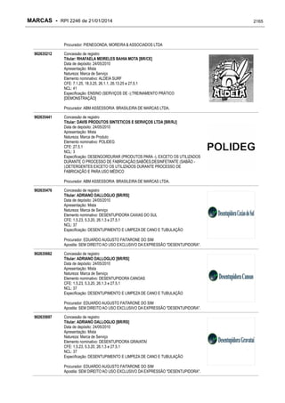 RPI - Marcas 2246 "Vervs Consultoria" 