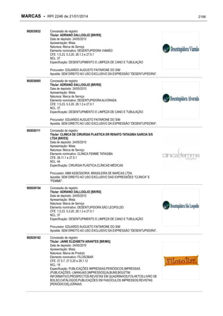 RPI - Marcas 2246 "Vervs Consultoria" 