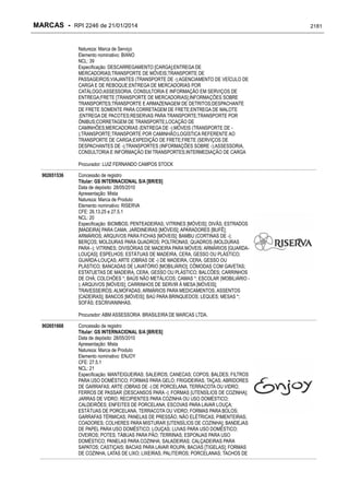 RPI - Marcas 2246 "Vervs Consultoria" 