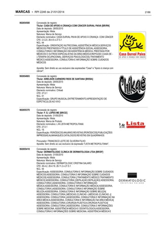 RPI - Marcas 2246 "Vervs Consultoria" 