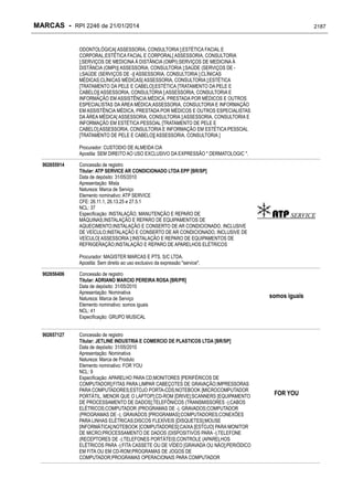 RPI - Marcas 2246 "Vervs Consultoria" 