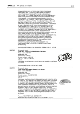 RPI - Marcas 2246 "Vervs Consultoria" 