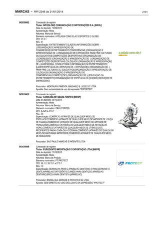 RPI - Marcas 2246 "Vervs Consultoria" 