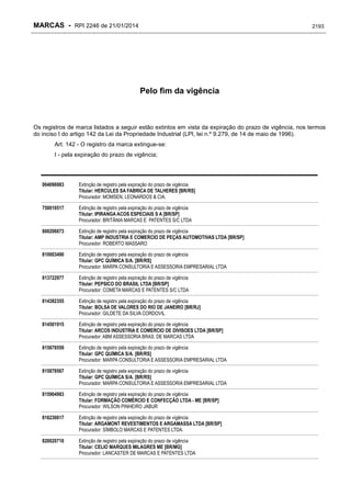 RPI - Marcas 2246 "Vervs Consultoria" 