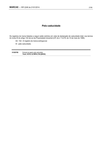 RPI - Marcas 2246 "Vervs Consultoria" 