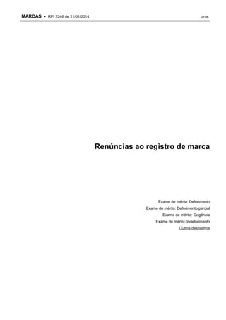 RPI - Marcas 2246 "Vervs Consultoria" 