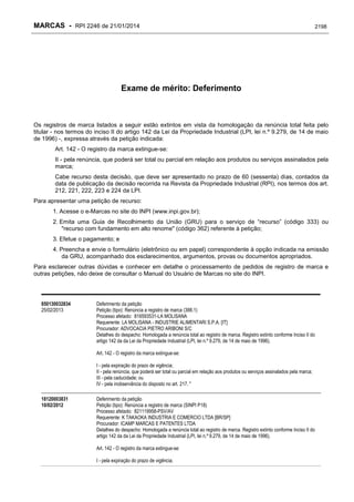 RPI - Marcas 2246 "Vervs Consultoria" 