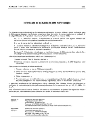 RPI - Marcas 2246 "Vervs Consultoria" 