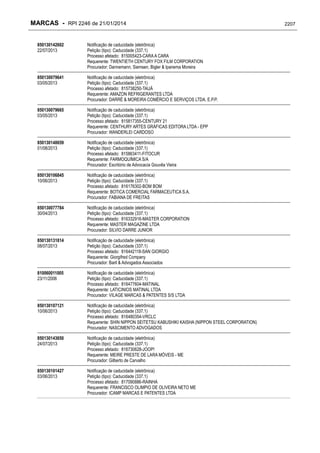 RPI - Marcas 2246 "Vervs Consultoria" 