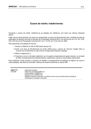 RPI - Marcas 2246 "Vervs Consultoria" 