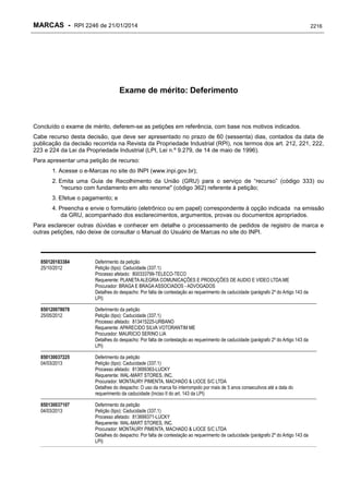 RPI - Marcas 2246 "Vervs Consultoria" 