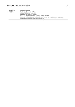 RPI - Marcas 2246 "Vervs Consultoria" 