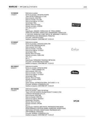 RPI - Marcas 2246 "Vervs Consultoria" 