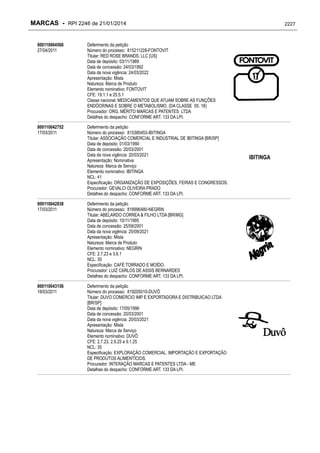 RPI - Marcas 2246 "Vervs Consultoria" 