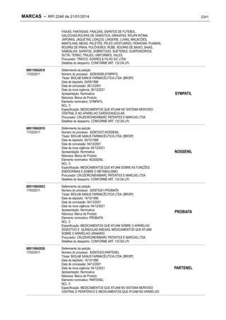 RPI - Marcas 2246 "Vervs Consultoria" 