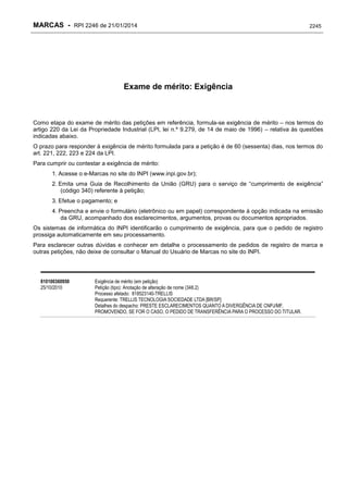 RPI - Marcas 2246 "Vervs Consultoria" 