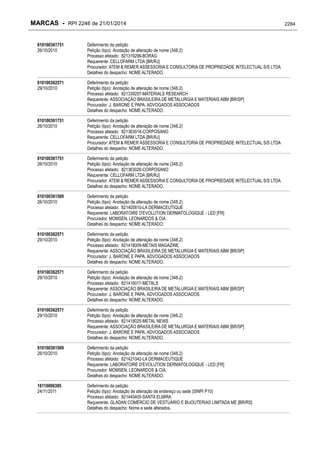 RPI - Marcas 2246 "Vervs Consultoria" 