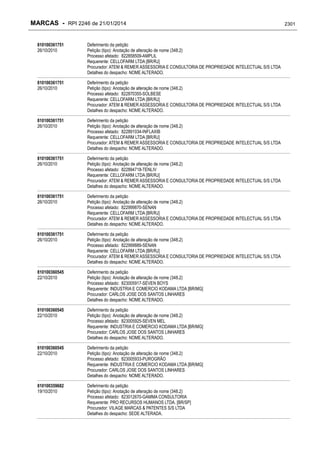 RPI - Marcas 2246 "Vervs Consultoria" 