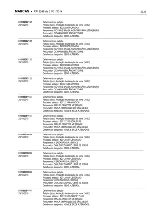 RPI - Marcas 2246 "Vervs Consultoria" 