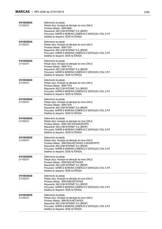 RPI - Marcas 2246 "Vervs Consultoria" 
