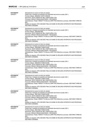 RPI - Marcas 2246 "Vervs Consultoria" 