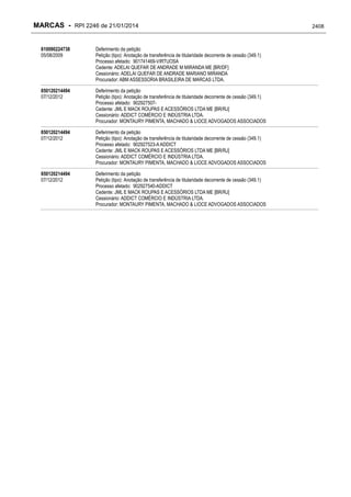 RPI - Marcas 2246 "Vervs Consultoria" 