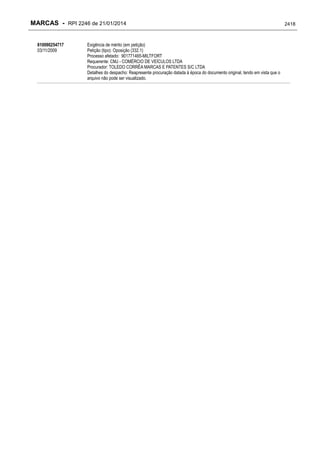 RPI - Marcas 2246 "Vervs Consultoria" 