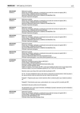RPI - Marcas 2246 "Vervs Consultoria" 