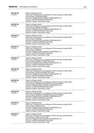 RPI - Marcas 2246 "Vervs Consultoria" 