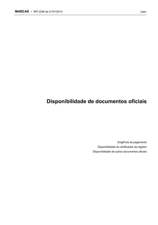 RPI - Marcas 2246 "Vervs Consultoria" 