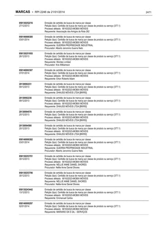 RPI - Marcas 2246 "Vervs Consultoria" 