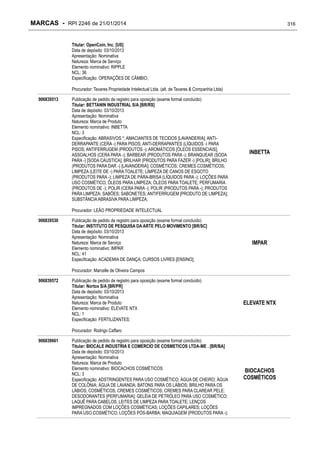 RPI - Marcas 2246 "Vervs Consultoria" 