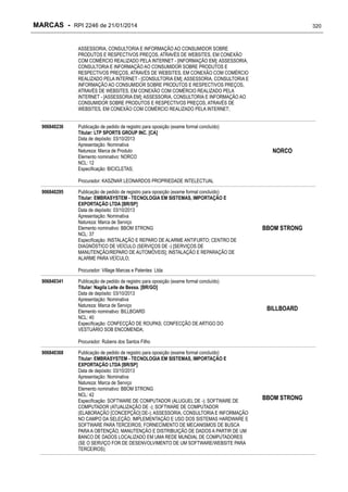 RPI - Marcas 2246 "Vervs Consultoria" 