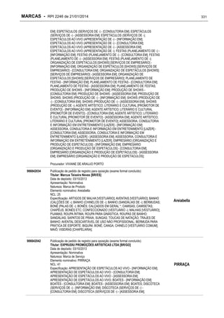 RPI - Marcas 2246 "Vervs Consultoria" 