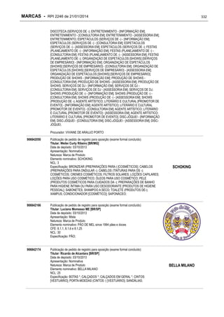 RPI - Marcas 2246 "Vervs Consultoria" 