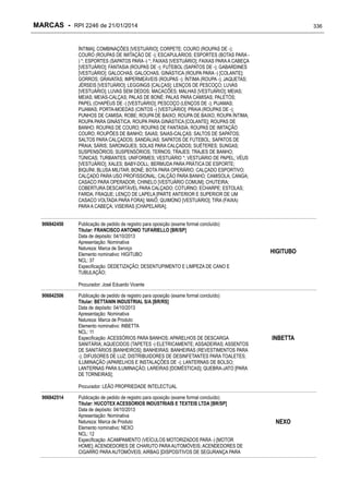 RPI - Marcas 2246 "Vervs Consultoria" 