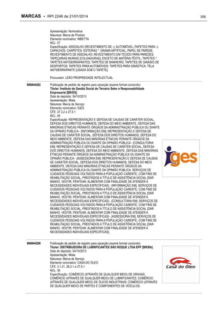 RPI - Marcas 2246 "Vervs Consultoria" 