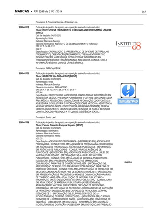 RPI - Marcas 2246 "Vervs Consultoria" 