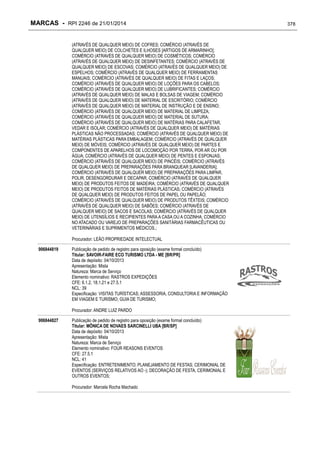 RPI - Marcas 2246 "Vervs Consultoria" 