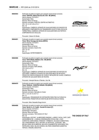 RPI - Marcas 2246 "Vervs Consultoria" 