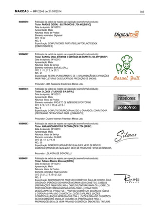 RPI - Marcas 2246 "Vervs Consultoria" 