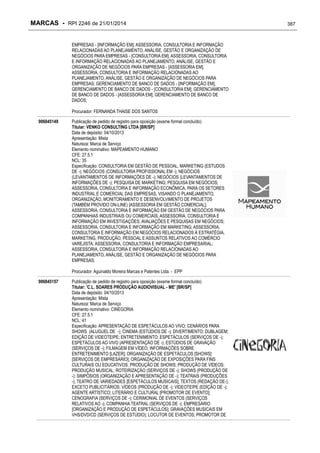 RPI - Marcas 2246 "Vervs Consultoria" 