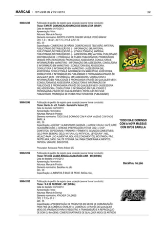 RPI - Marcas 2246 "Vervs Consultoria" 