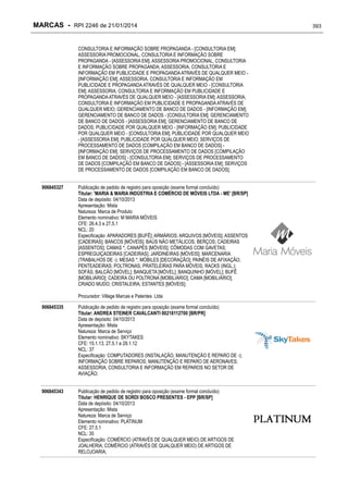 RPI - Marcas 2246 "Vervs Consultoria" 