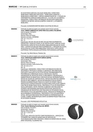 RPI - Marcas 2246 "Vervs Consultoria" 