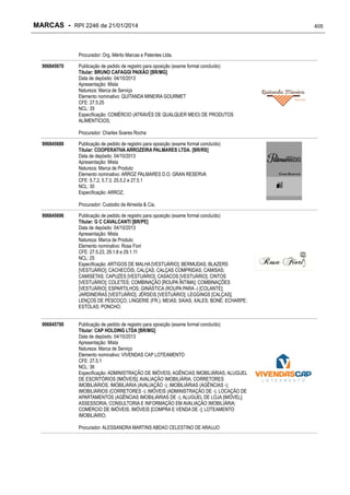 RPI - Marcas 2246 "Vervs Consultoria" 