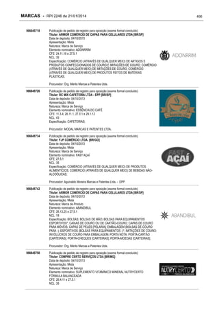 RPI - Marcas 2246 "Vervs Consultoria" 